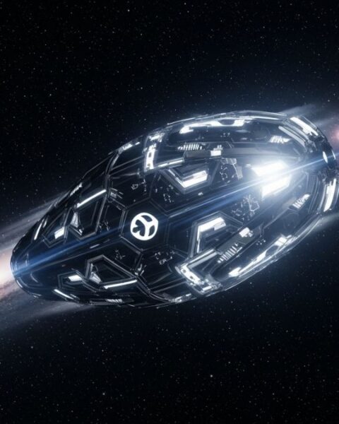 Mysterious Spaceship or Space Object