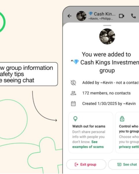 New WhatsApp Safety Update Fights Group Chat Scams