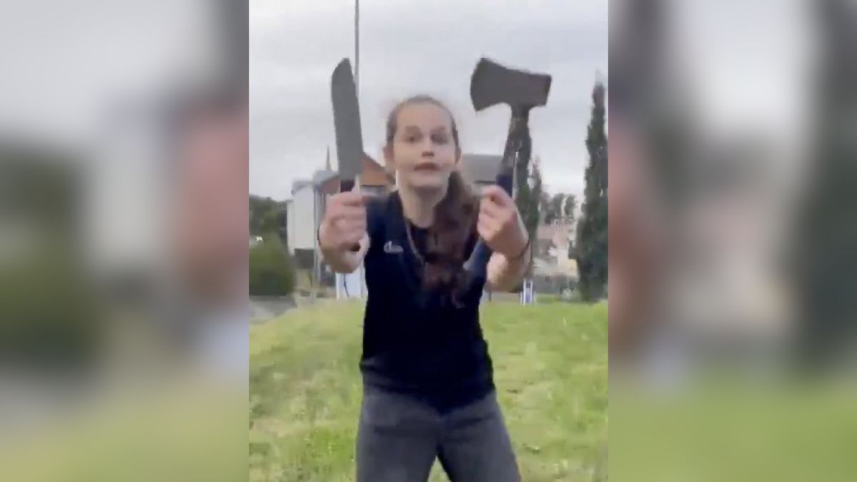 Police Charge 14-Year-Old Girl Seen Holding Axe and Knife in Dundee