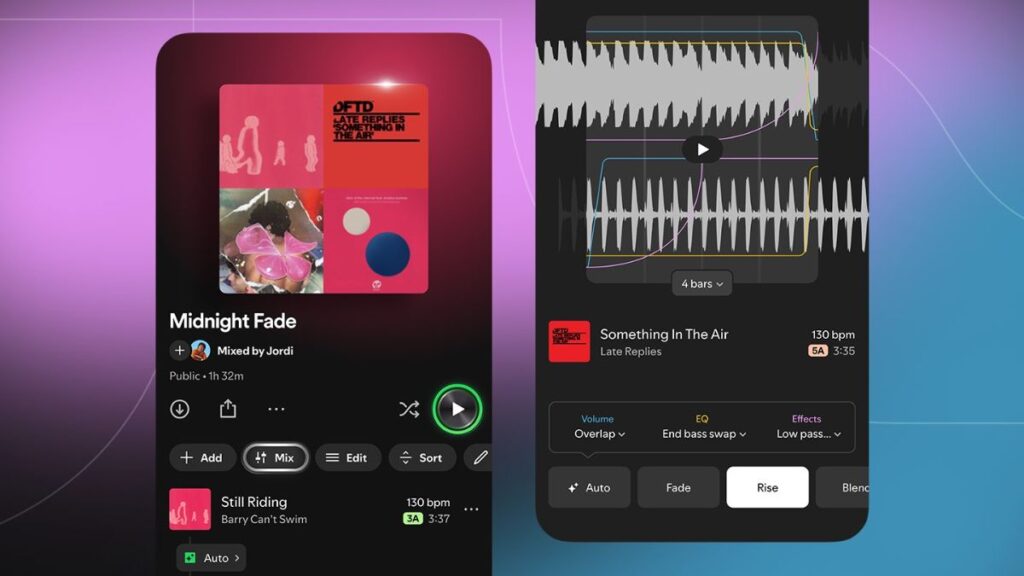 Spotify Custom Transition