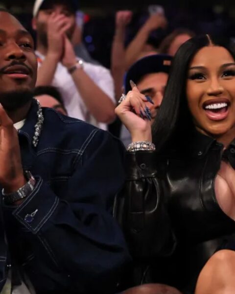 Stefon Diggs and Cardi B