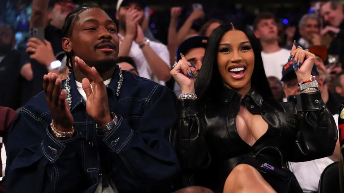 Stefon Diggs and Cardi B