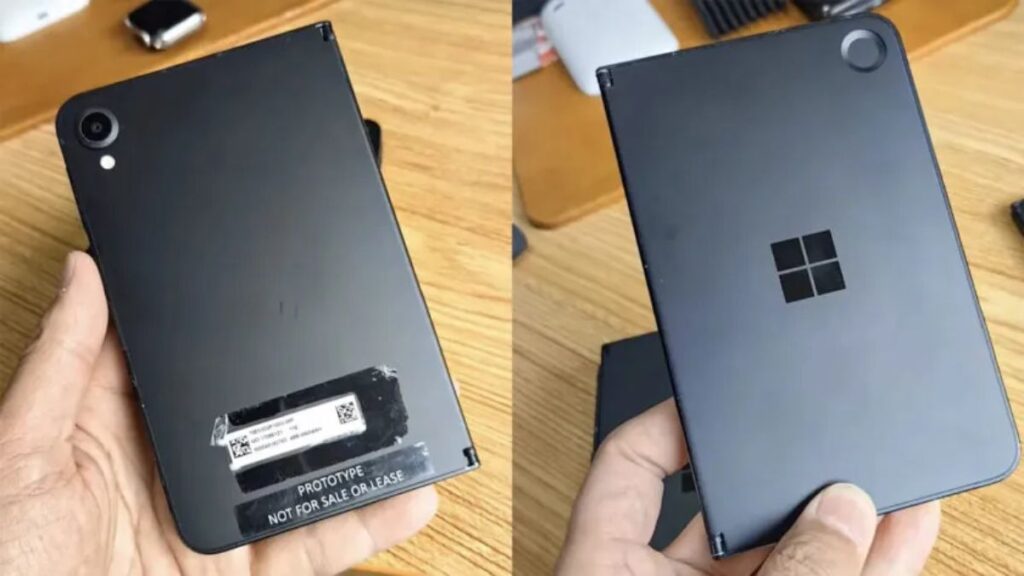 Unreleased Microsoft Foldable Running Windows Listed for $13,730