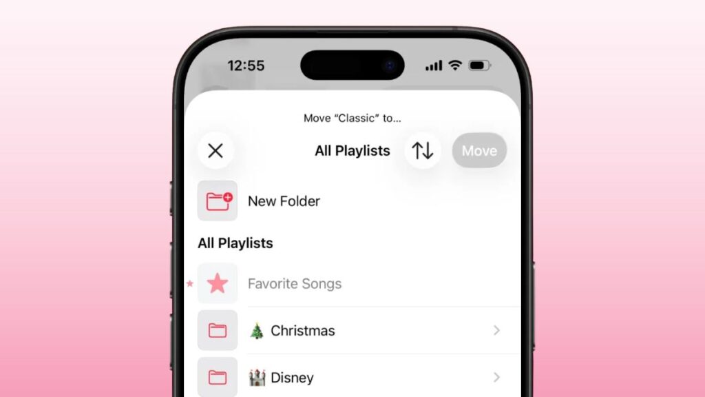 Apple Music Playlist Folders