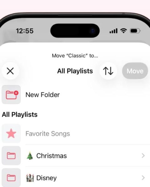 Apple Music Playlist Folders