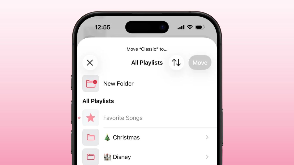 Apple Music Playlist Folders