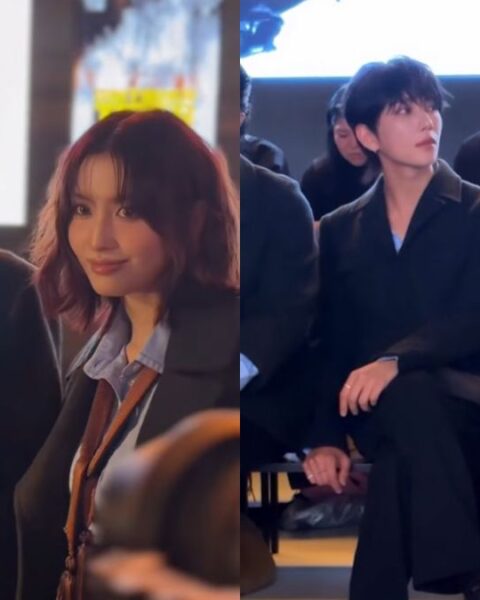 SEVENTEEN’s Joshua and TWICE’s Momo at Milan Fashion Week
