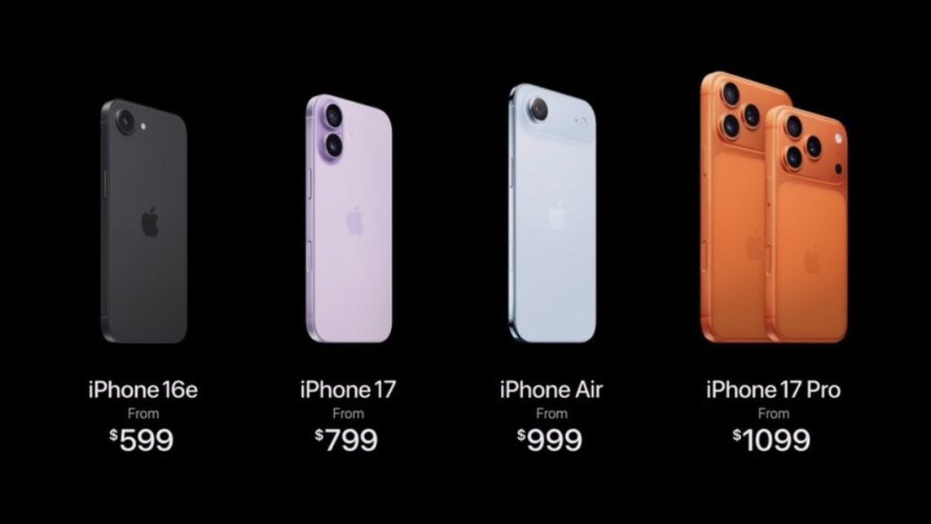 iPhone Series 17 Price