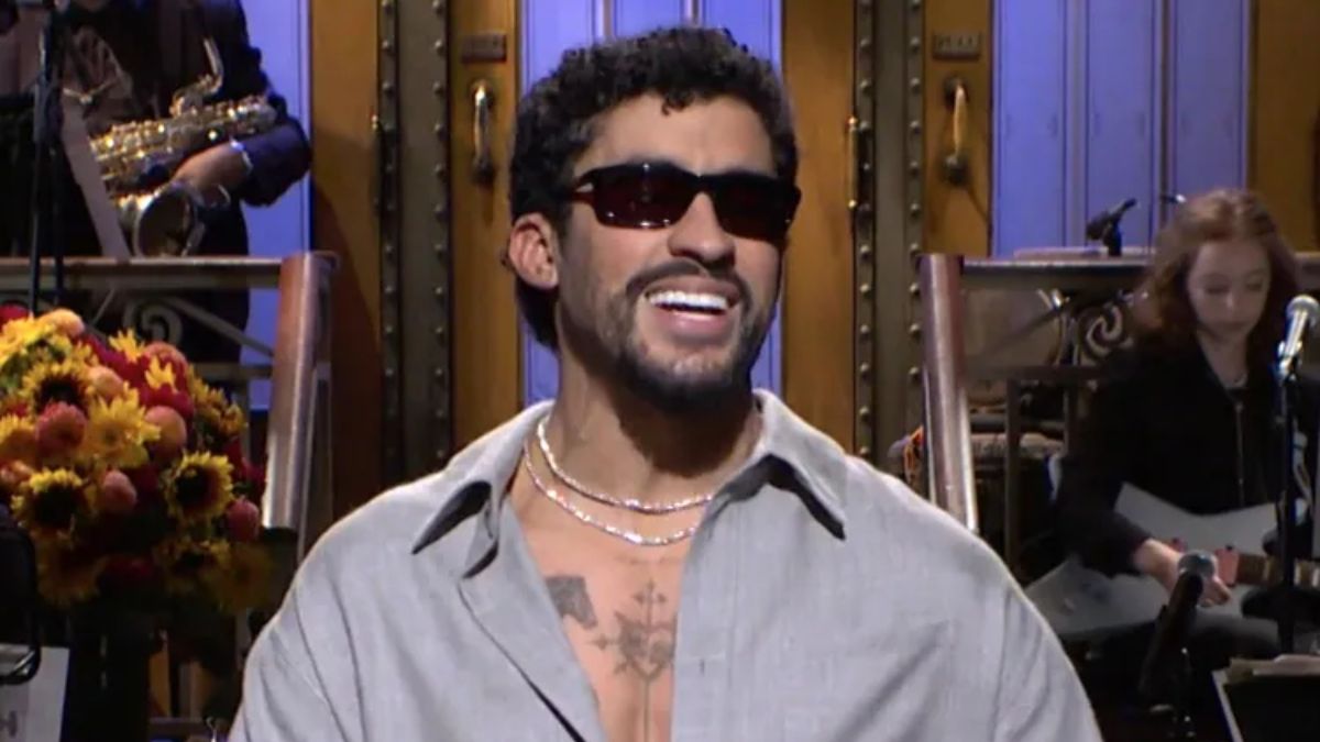Bad Bunny on 'SNL' on Oct. 4.