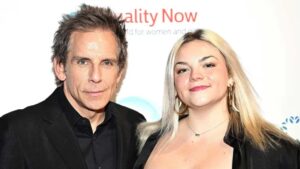 Ben Stiller and Ella Stiller in New York City on Oct. 8, 2024.