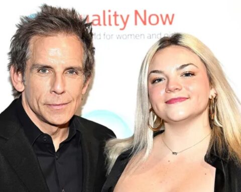 Ben Stiller and Ella Stiller in New York City on Oct. 8, 2024.