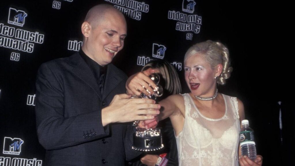Billy Corgan and D'arcy Wretzky