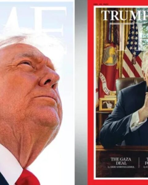 Donald Trump on the cover of Time Magazine Time Magazine