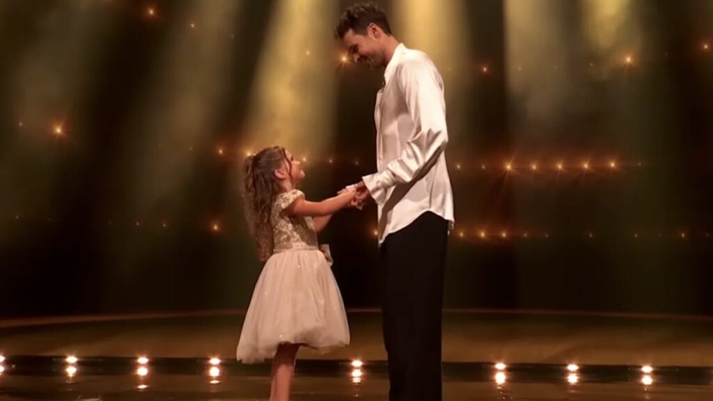 Dylan Efron Dances With 5-Year-Old Sister Olivia on DWTS
