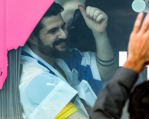 Israeli hostage Ziv Berman is pictured after his release.