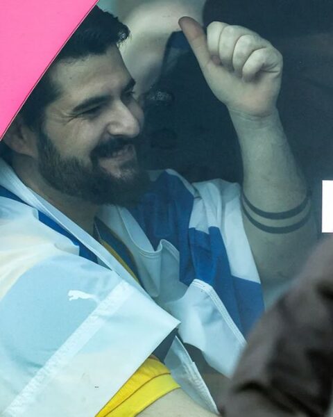 Israeli hostage Ziv Berman is pictured after his release.