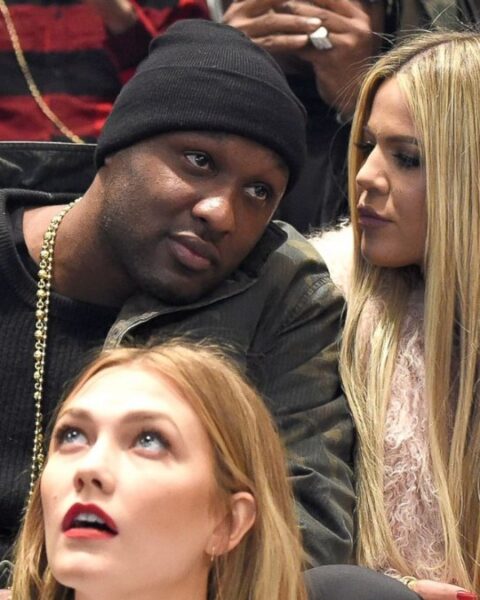 Khloé Kardashian with Lamar Odom
