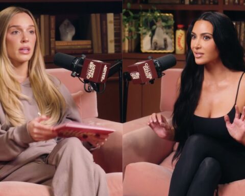 Kim Kardashian in Call Her Daddy Podcast