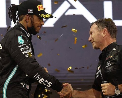 Lewis Hamilton & Christian Horner