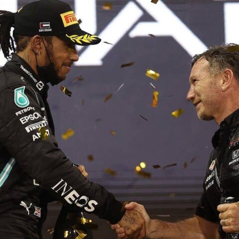 Lewis Hamilton & Christian Horner