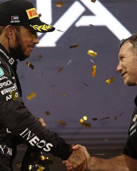 Lewis Hamilton & Christian Horner