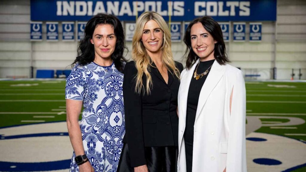 The Irsay Sisters: Carlie Irsay-Gordon, Casey Foyt, and Kalen Jackson.