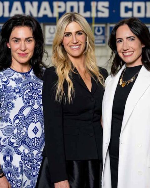 The Irsay Sisters: Carlie Irsay-Gordon, Casey Foyt, and Kalen Jackson.