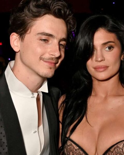Timothée Chalamet with Kylie Jenner