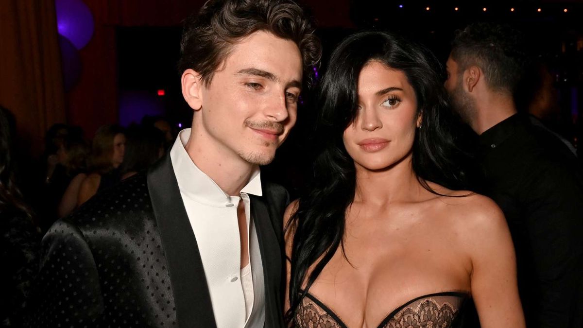 Timothée Chalamet with Kylie Jenner