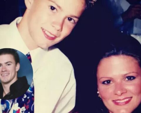 Chris Todd Erick with His Mother