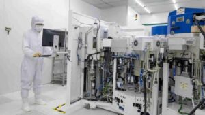 Inside a CHIPX lab in Wuxi.