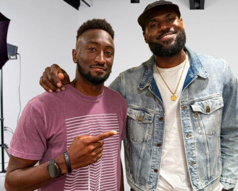 LeBron James and MKBHD
