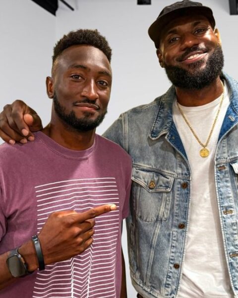 LeBron James and MKBHD