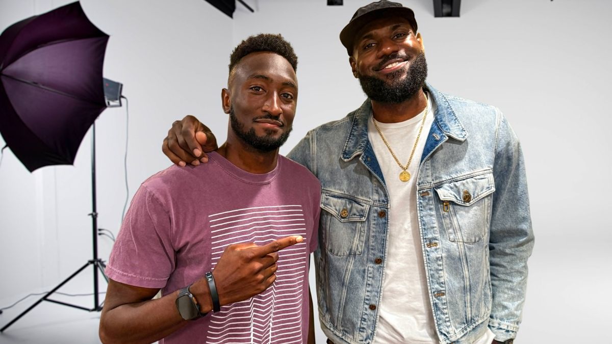 LeBron James and MKBHD