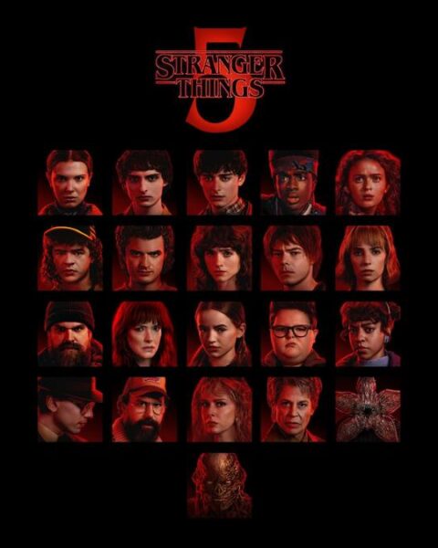 Stranger Things Profile Icons for Netflix