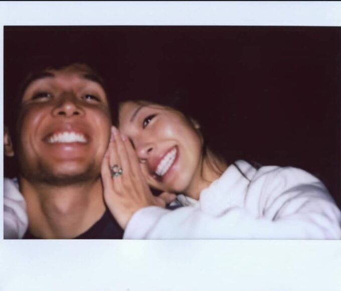 Alex Albon and Lily Muni