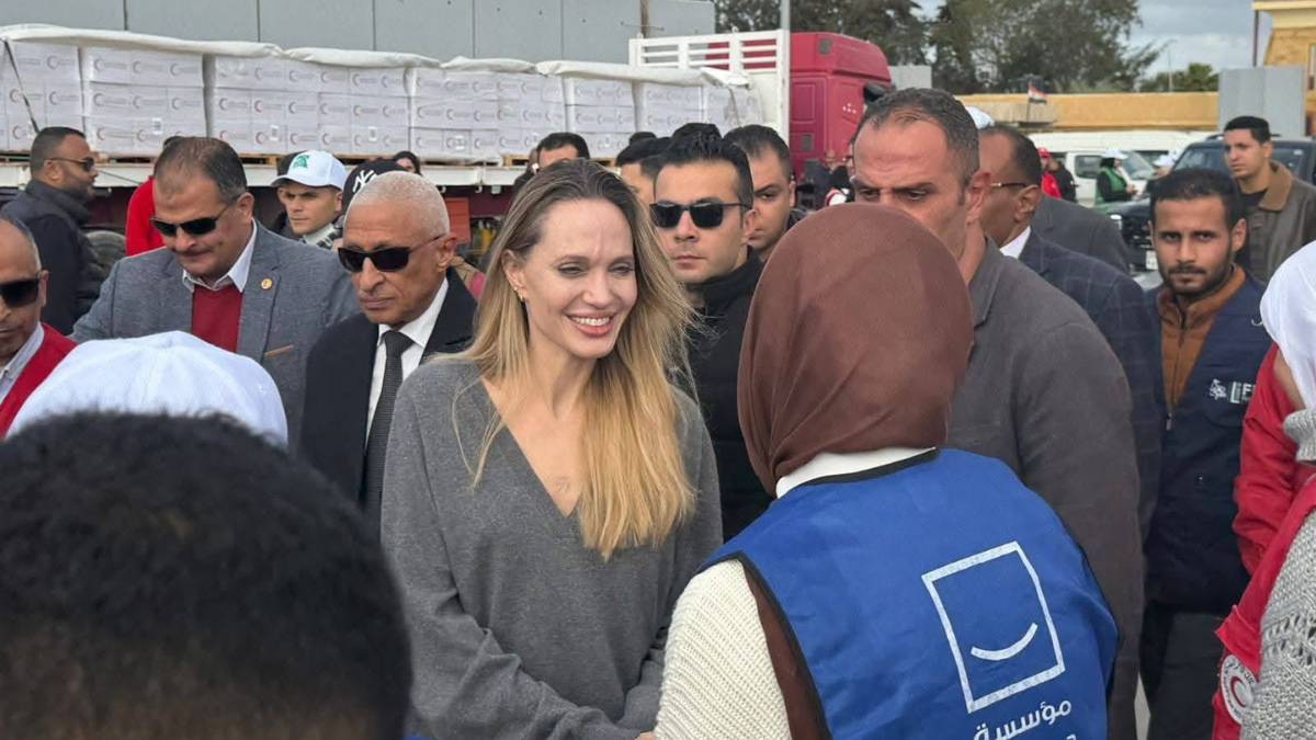 Angelina Jolie Visits Rafah Border to Spotlight Gaza Humanitarian Crisis