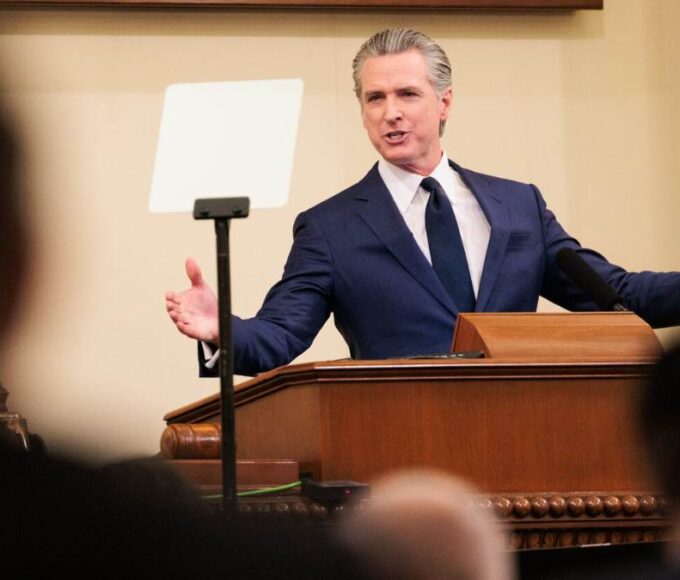 California Governor Gavin Newsom