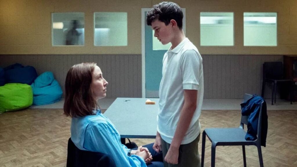 Erin Doherty and Owen Cooper in Adolescence