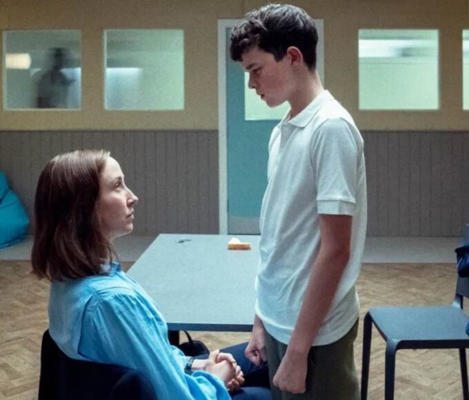 Erin Doherty and Owen Cooper in Adolescence