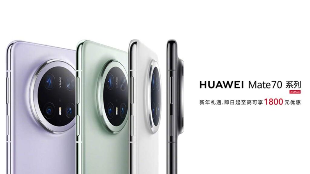 Huawei Announces New Year Discounts on Mate 70 Series Smartphones