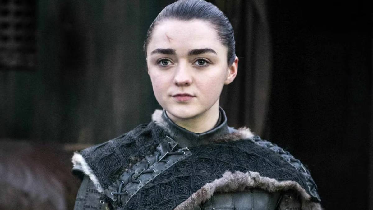 Maisie Williams as Arya Stark in Game of Thrones