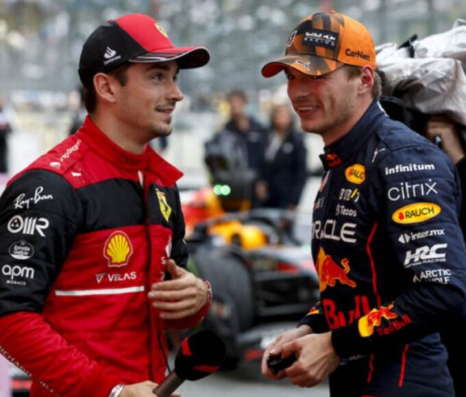 Max Verstappen + Charles Leclerc
