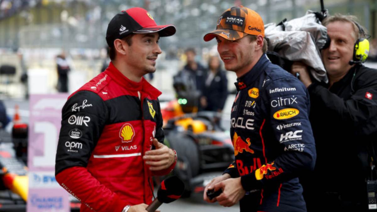Max Verstappen + Charles Leclerc