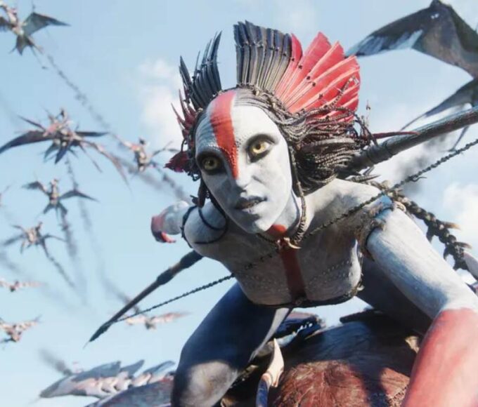 Oona Chaplin in "Avatar: Fire and Ash."