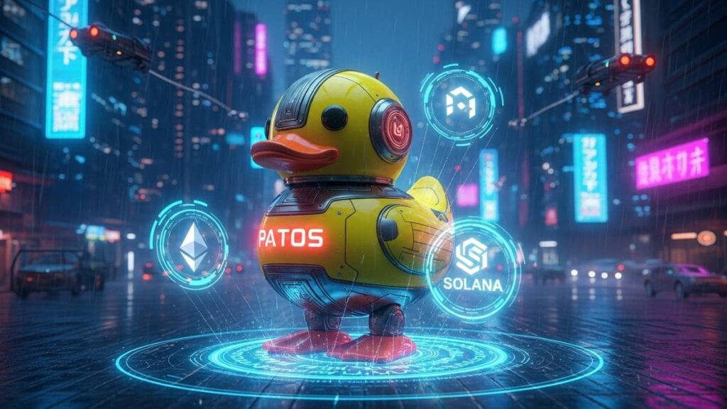 Patos Token Soft-Bridged to Ethereum, Opening Door to ETH & ERC-20 Tokens Robotic Patos Meme Coin Duck Ethereum Bridge