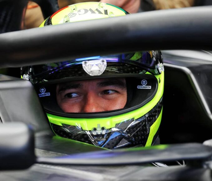 Sergio Perez testing 2026 Cadillac F1 Car