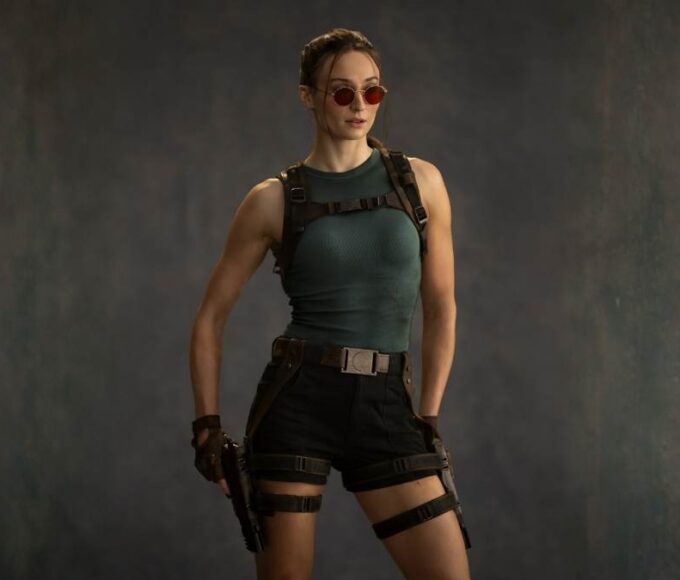 Sophie Turner as Lara Croft