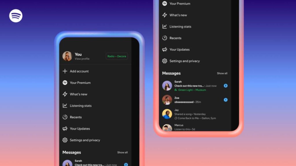 Spotify Lets Friends See What You’re Listening to Live Spotify Friends' Activity