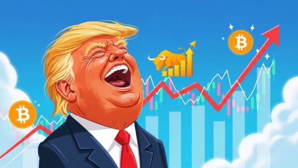 Trump Laughing While Market Rising